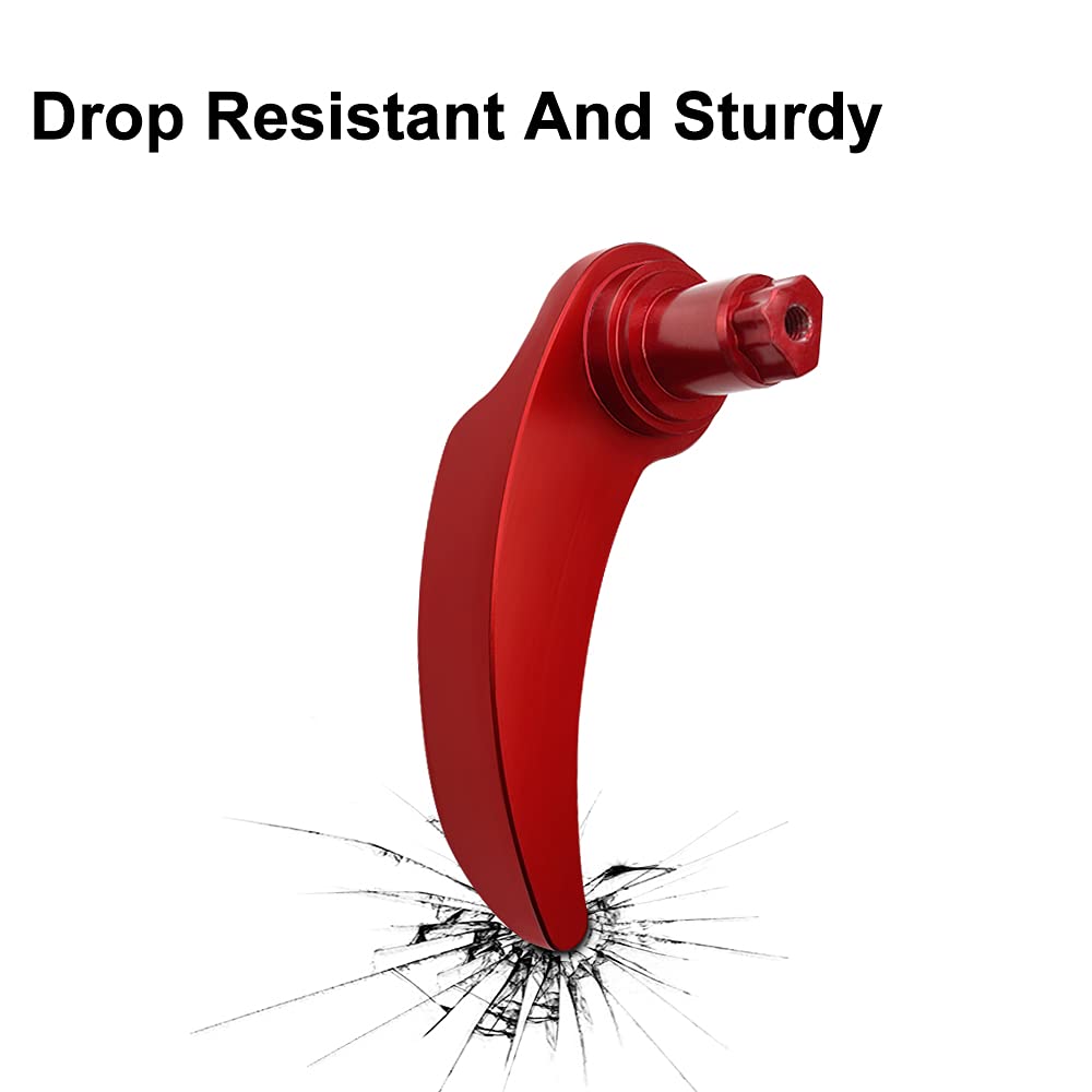 Mdpromcp Saddle Bag Latch Lever - Saddle Bag Lid Lifters Aluminum Compatible With Harley Davidson 2014-2024 Street Glide Road King Special Road Glide Special Ultra Limited With Hard Bags (Red)