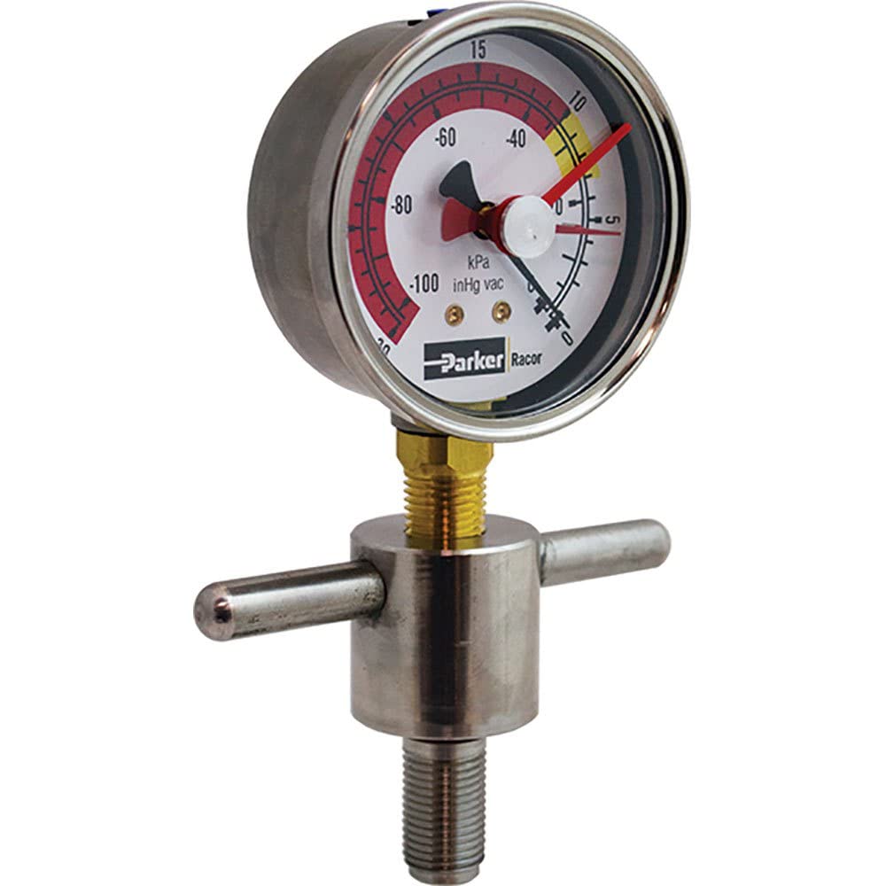 Racor Rk19671 Bottom Mount Vacuum Gauge, 1 Pack