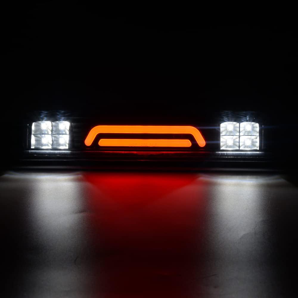 Grand Orange Led 3Rd Third Brake Light Compatible With 2004-2008 Ford F150 High Mount Rear Brake Stop Light Cargo Lamp Clear Len