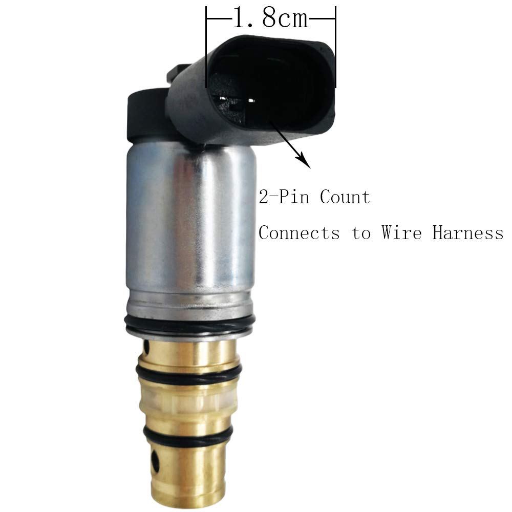 Automotive-Leader 1K0820803E Ac Compressor Control Solenoid Valve Pxe16 Pxe14 Fits Volkswagen Jetta Sanden Pxe16 Pxe14 ; Vw Gti/Golf/Passat/Tiguan/Jetta Tdi Audi A3 Compressor Pressure Control Valve