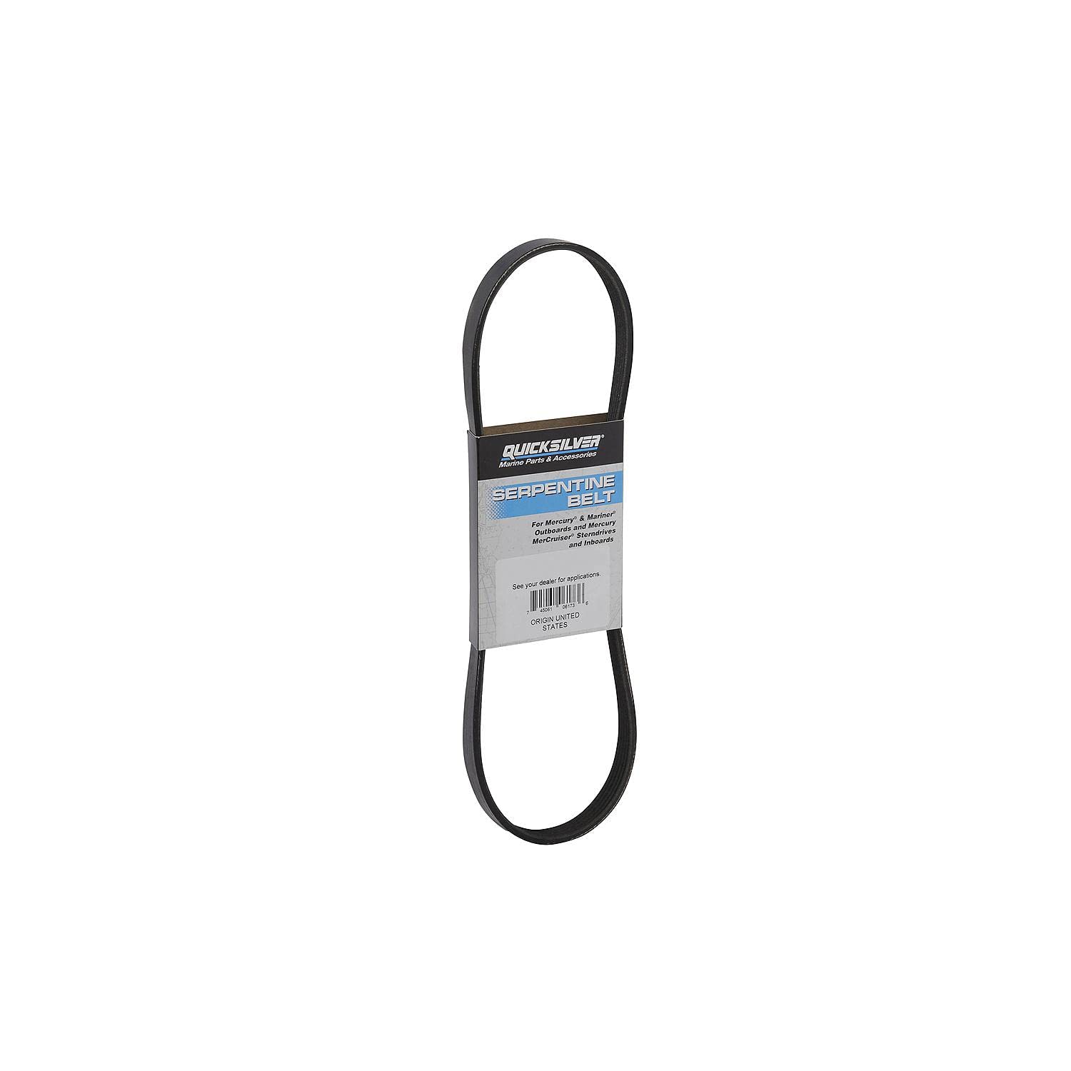 Quicksilver 8M0218433 Alternator Belt For Mercury 175-300Hp - 450R 3.4L V6 And 4.6L V8 4-Stroke Outboards