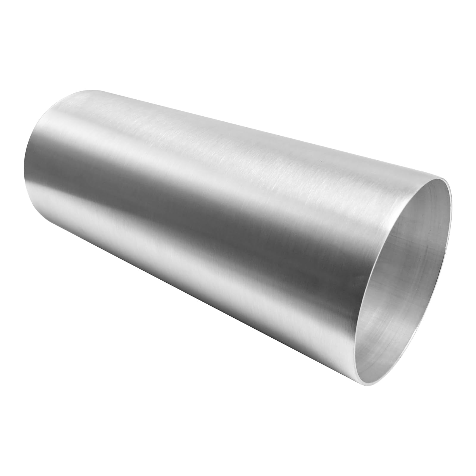 Ac Performance 5'' (127Mm) Od Straight Aluminum Intercooler Pipe Air Intake Tube, Brushed Finish