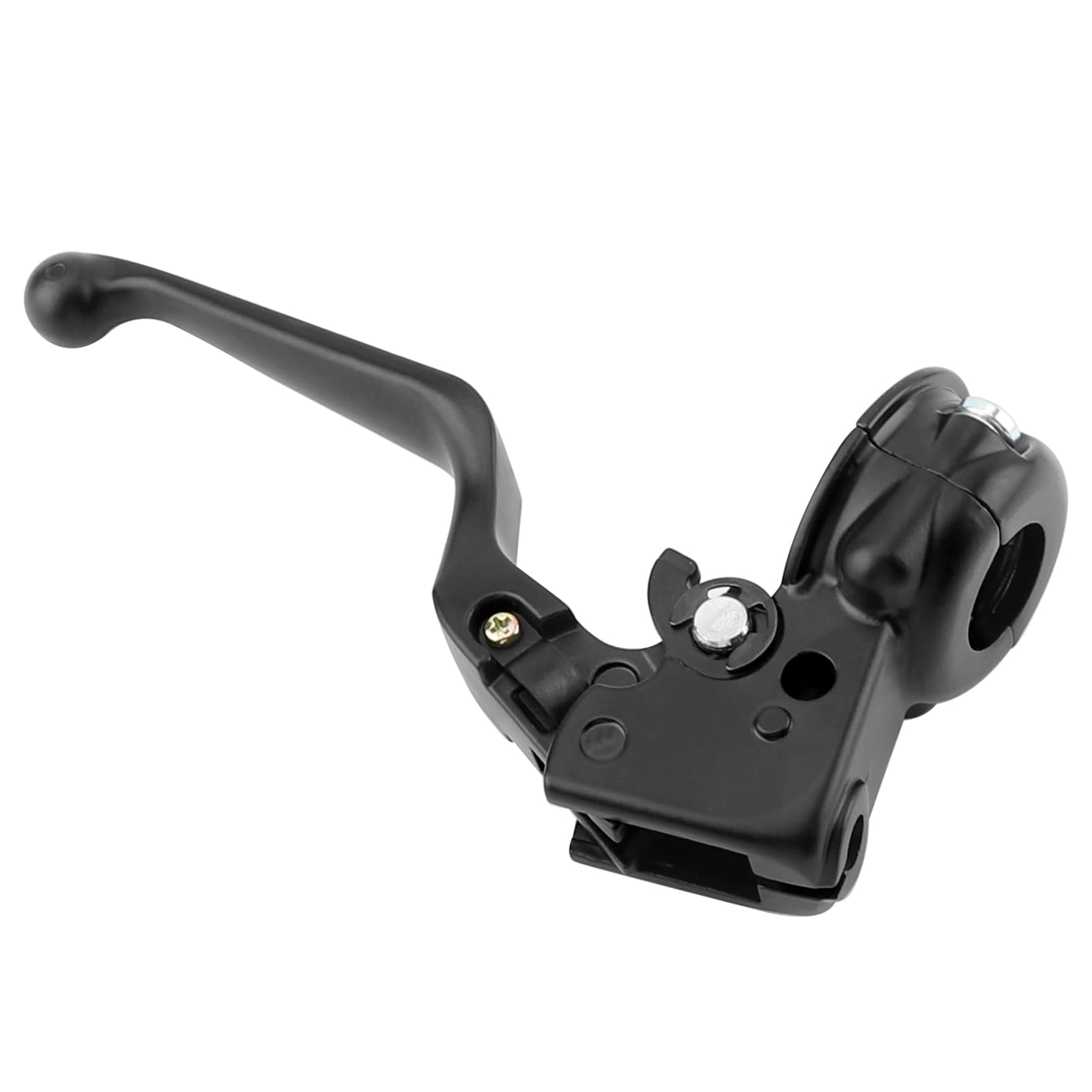 M Mati Clutch Lever & Mount Perch Bracket Assy Black For Harley Davidson Sportster 883 1200 Softail Dyna Electra Glide Road King