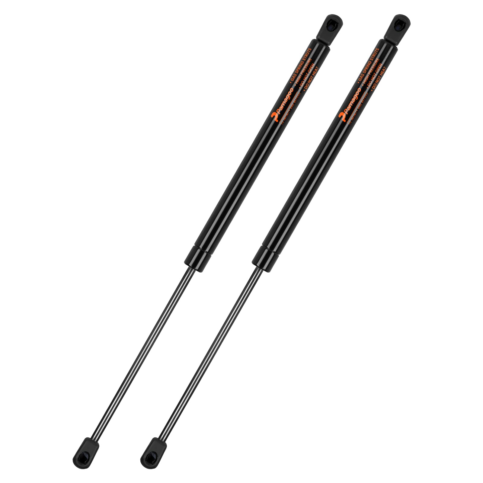 Pamagoo 20 Inch 150 Lbs Gas Prop Strut C16-17566(Qty 2) Gas Spring Shock For Heavy-Duty Platform, Rv Bed, Murphy Bed Lift Support, Basement Trap Door, Box Lid(Fit 135-165 Lbs Weights)
