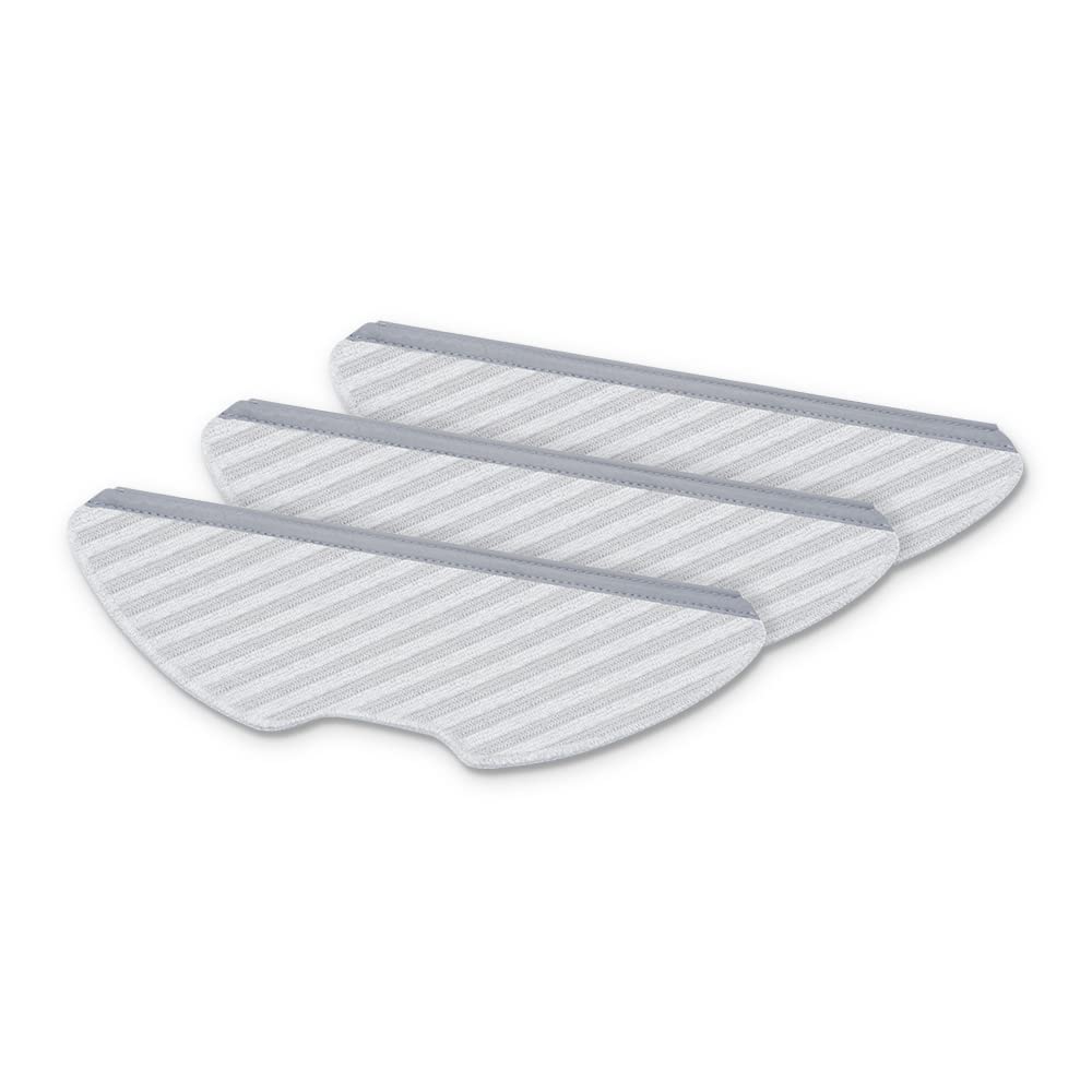 Tp-Link Tapo Robot Vacuum Washable Mop Cloth | Compatible With Tapo Rv30 Plus, Tapo Rv30, Tapo Rv10 Plus, Tapo Rv10 | Washable Mop Cloth ×3 | Reusable | Easy Setup | (Tapo Rva300),Gray