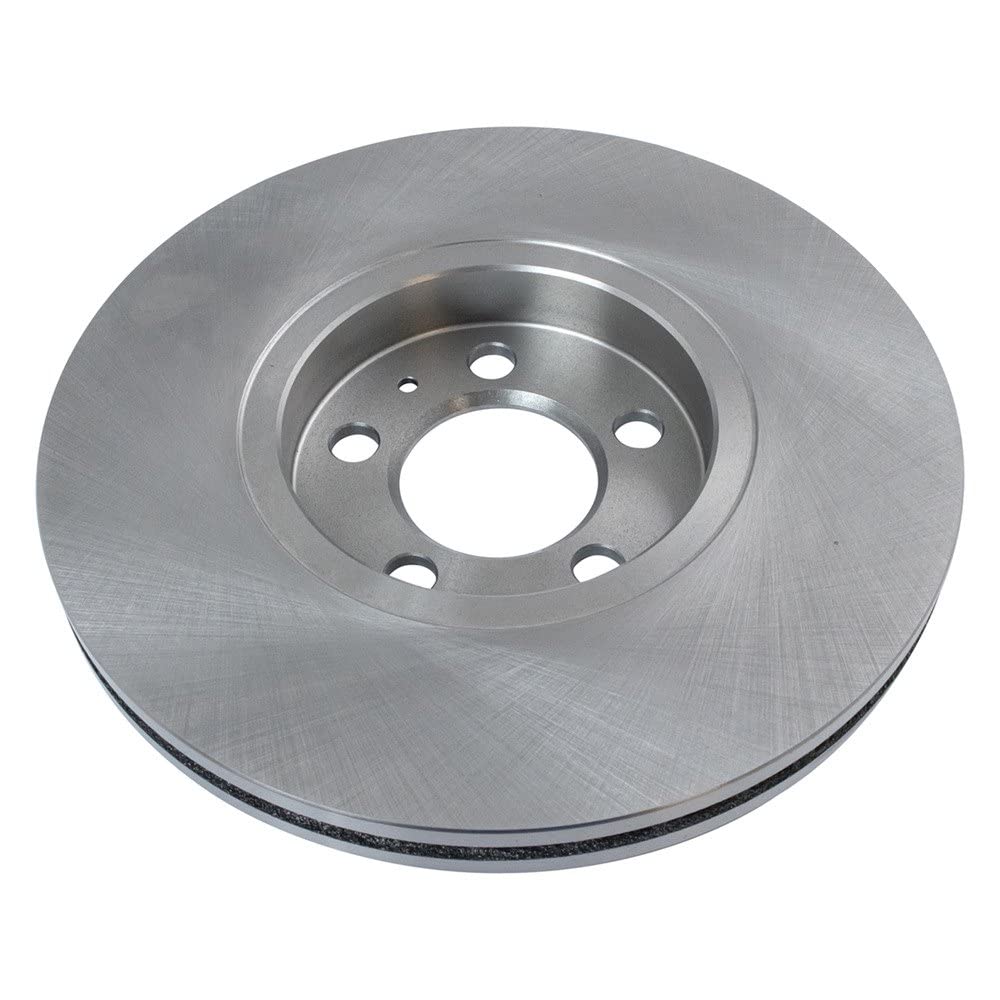 Trq Front Brake Rotors Set Vented Compatible With 1999-2010 Volkswagen Beetle 1999-2006 Golf 1999-2005 Jetta