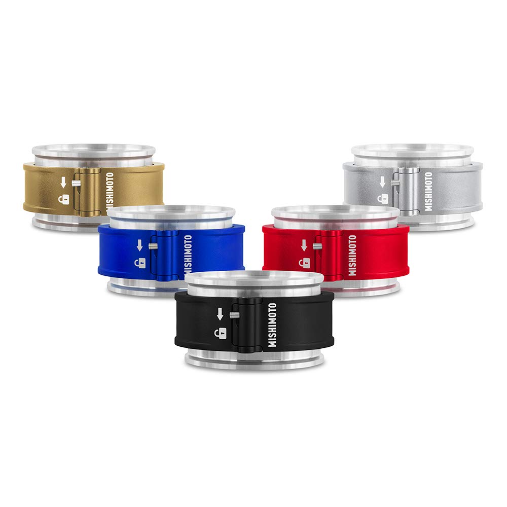 Mishimoto Mmclamp-Qd-30Gd Quick Release Clamp Assembly, 3 Gold