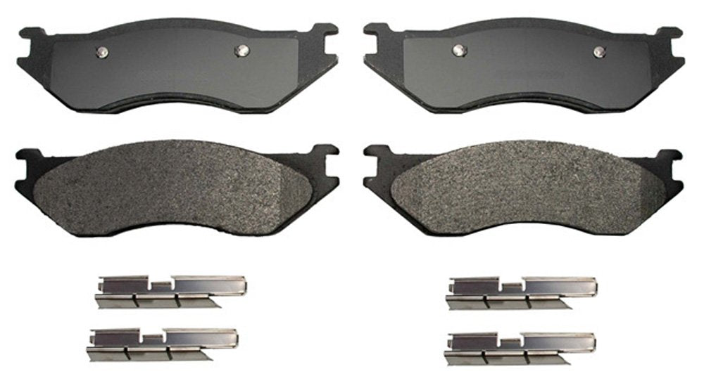 Raybestos Pgd966M Professional Grade Semi-Metallic Disc Brake Pad Set
