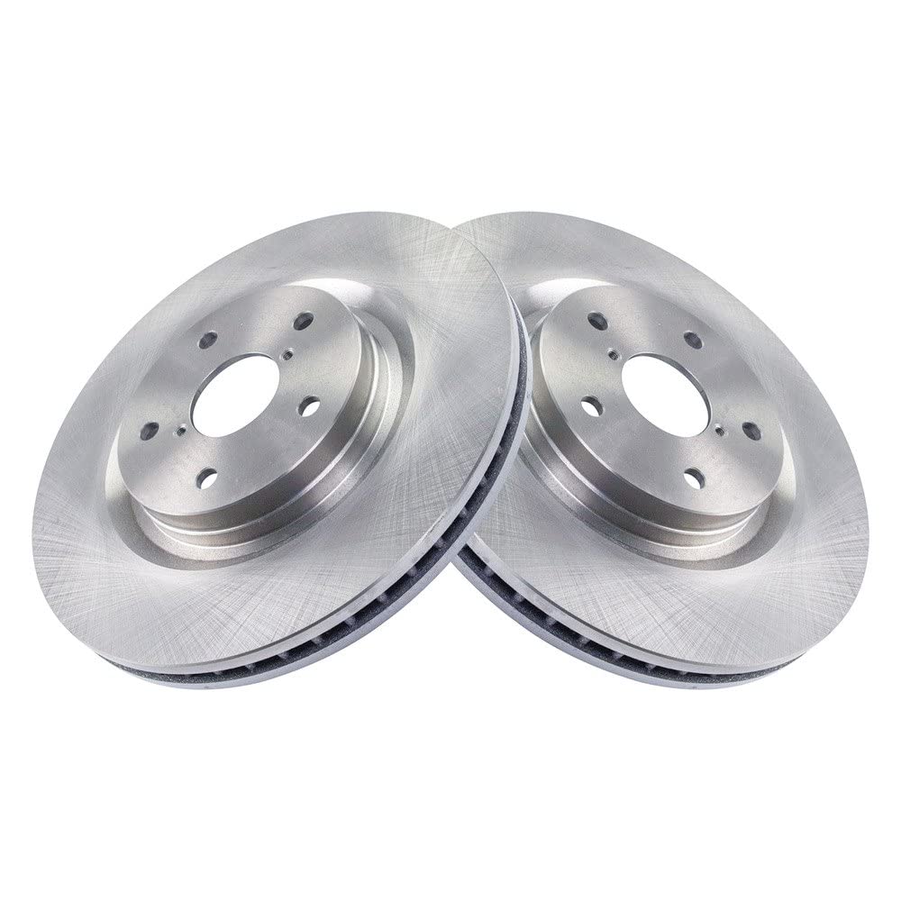 Trq Front Brake Rotors Set Vented Compatible With 2019-2024 Subaru Forester