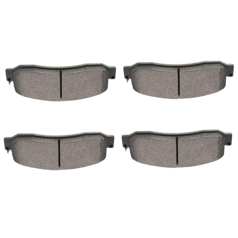 Scitoo D1333 Front Semi-Metal Brake Pads Sets Fit For Ford For F-250 Super Duty 2008-2013,For Ford For F-350 Super Duty 2008-201