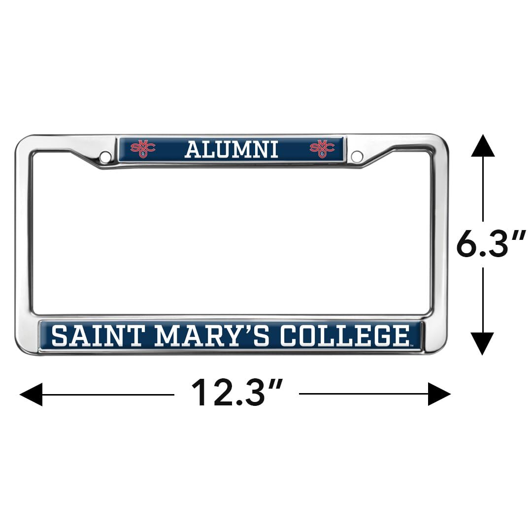GRAPHICS & MORE Alumni License Plate Frame - Metal, Full Size, Saint Mary's Gaels Design