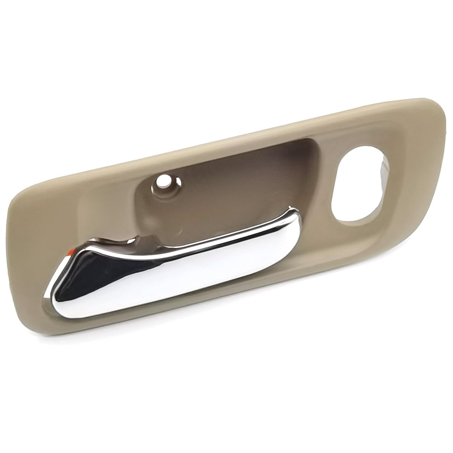 Front Left Driver Side Interior Inside Door Handle for 1998-2002 Honda Accord Sedan, Beige Housing with Chrome Lever, Replace# 7
