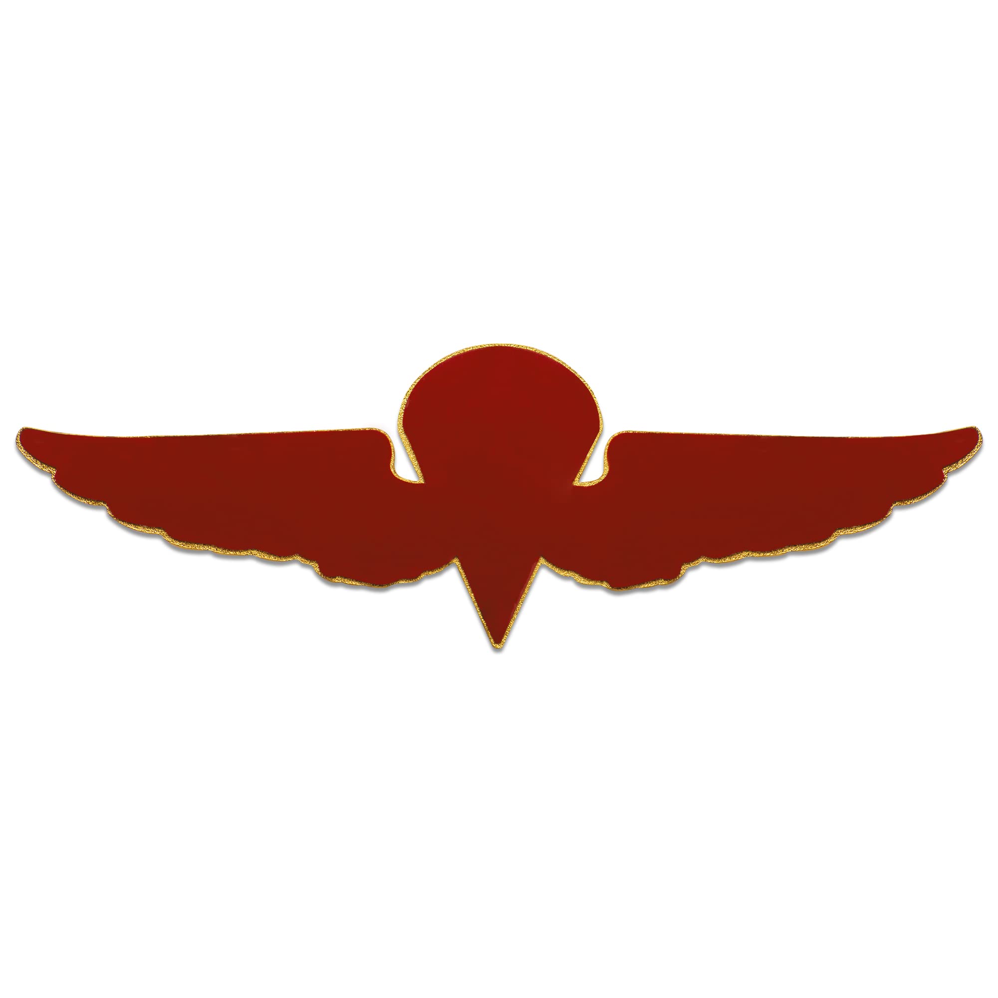 Navy And Marine Parachutist Metal Decal Auto Emblem