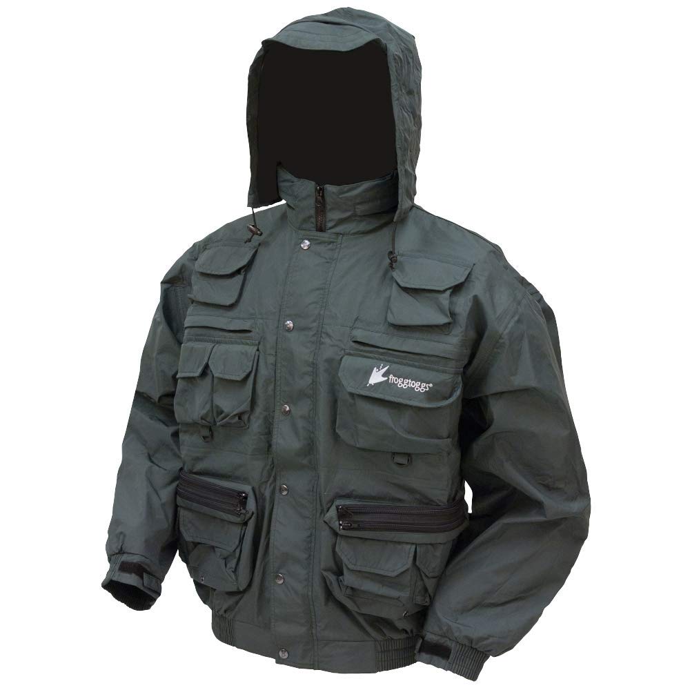 Frogg Toggs Mens Cascades Sportsman'S Pack Jacket, Green, Large Us