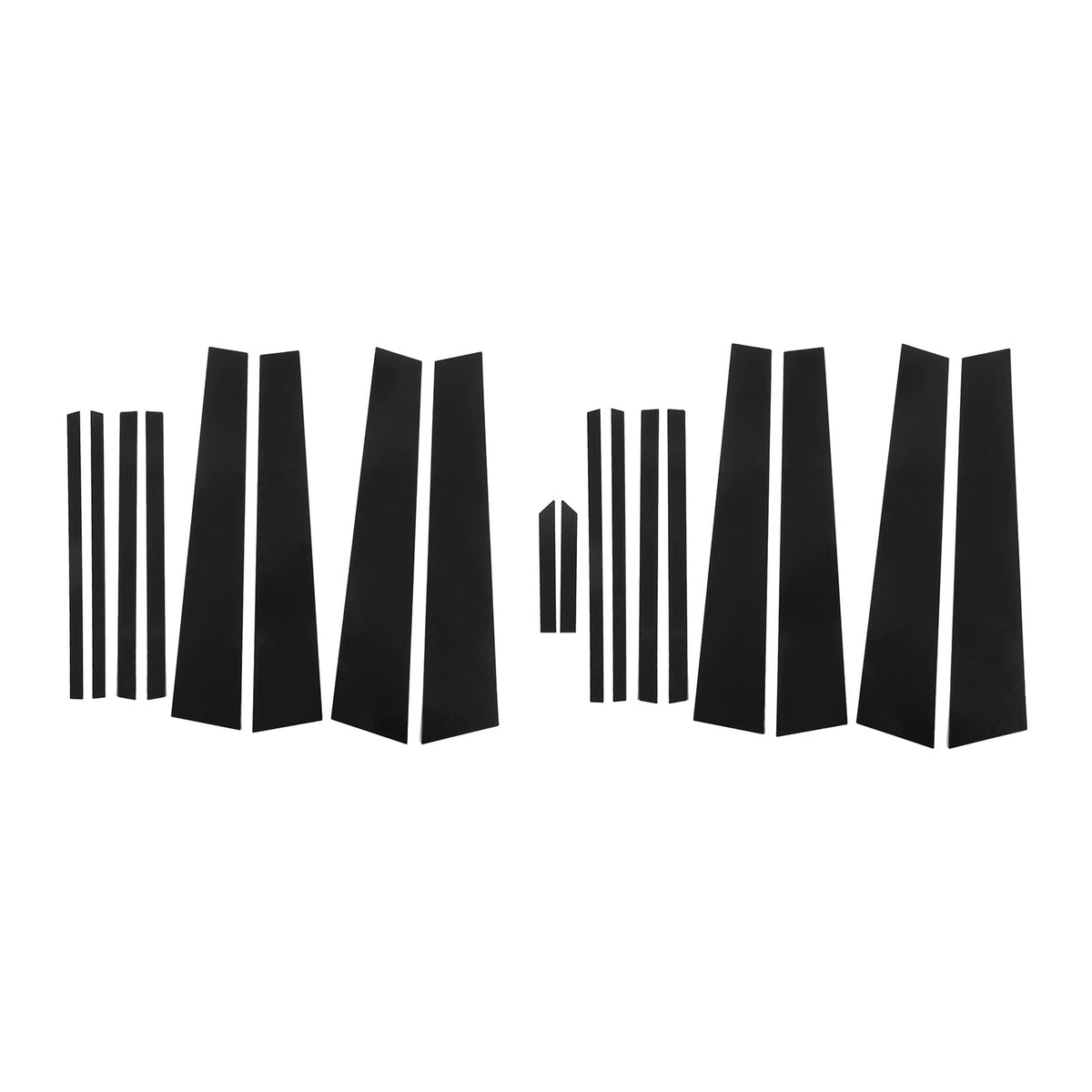 Door Pillar Post Trim, Gloss Black Door Window Pillar Post Cover Trim Sticker Ca WBCARB0B6CHYR42