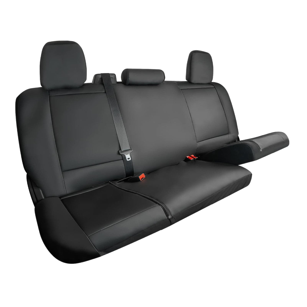 Season Guard Truck Bench Seat Cover; Universal Design Fits Silverado F-150 Ram Sierra Titan Tundra Full-Size Pick-up Trucks; Fau