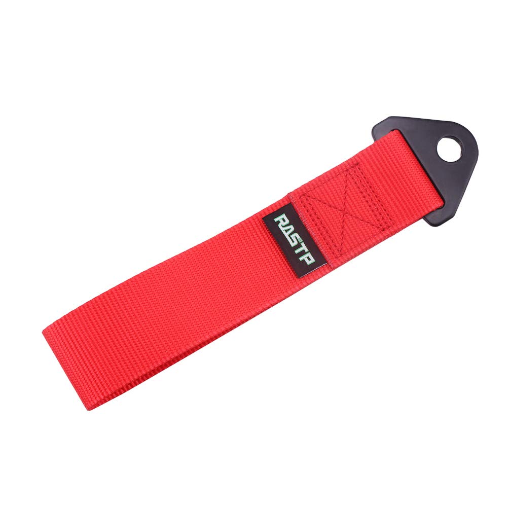 Rastp High Strength Racing Tow Strap (Red)