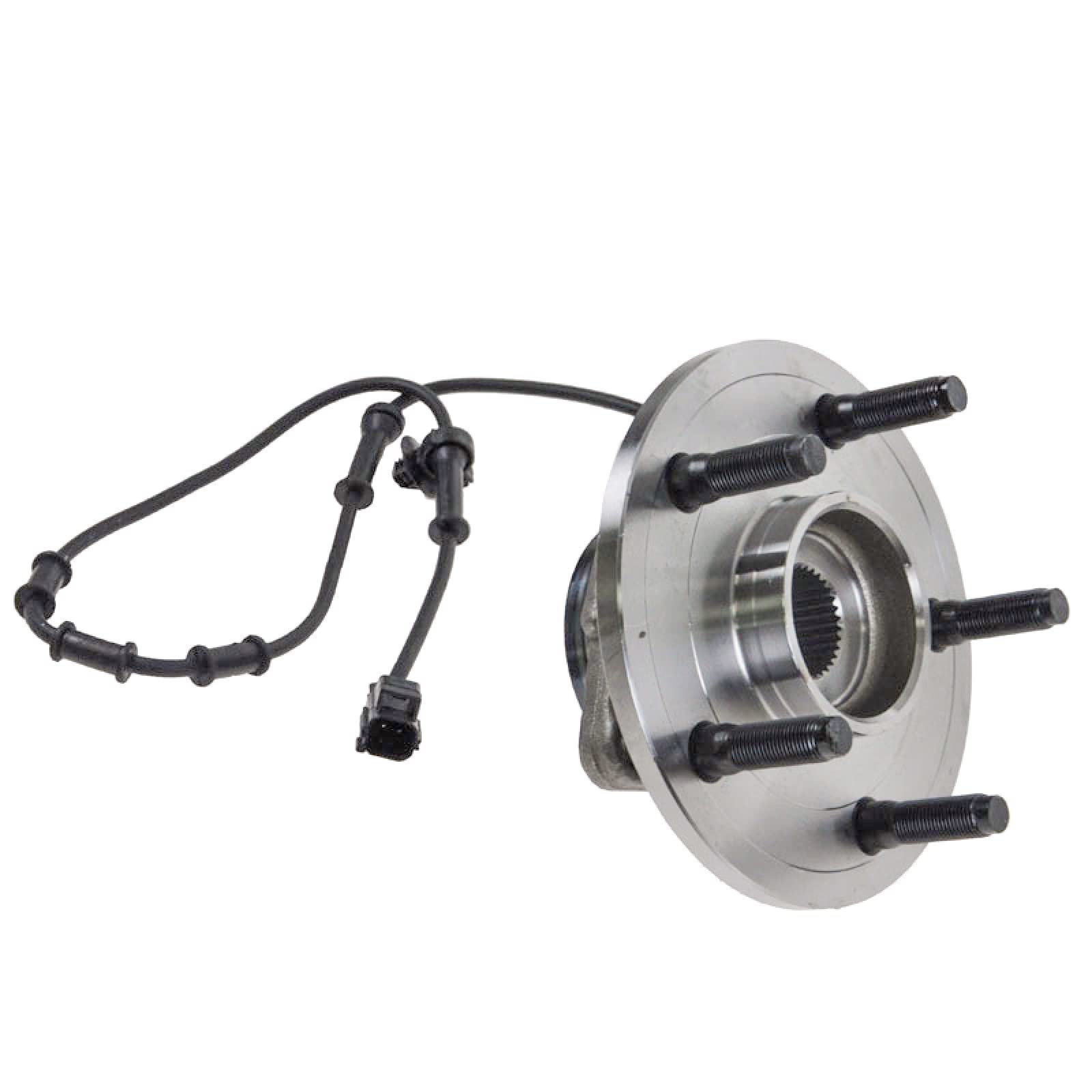 Trq Front Wheel Bearing & Hub Assembly With Abs Sensor Compatible With 2002-2005 Dodge Ram 1500