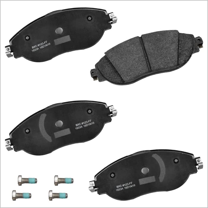 Bendix Premium Sbc1633A Ceramic Front Brake Pads For Audi Q3 2024-2019, Volkswagen Arteon 2023-2021, Gti 2024-2023, Jetta 2021,