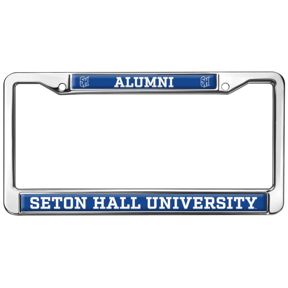 Seton Hall University Alumni Logo Full Size Standard License Plate Metal Frame