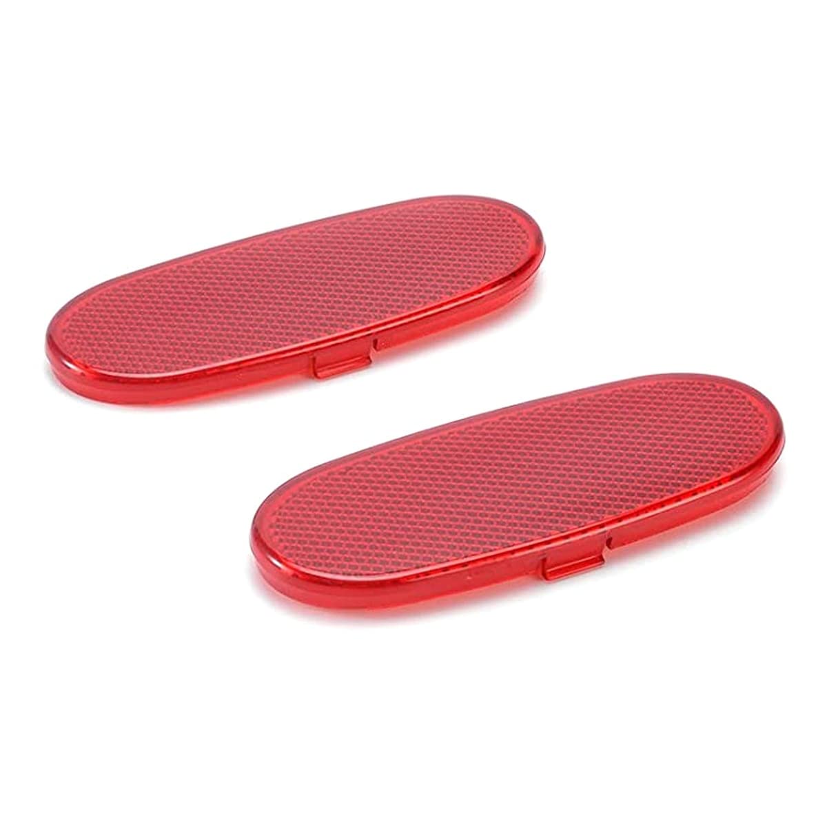 LDETXY Car Front Interior Door Panels Reflector Red Inner Door Panel Reflector Plate for 2002-2008 Dodge Ram 1500/2003-2009 Dodg