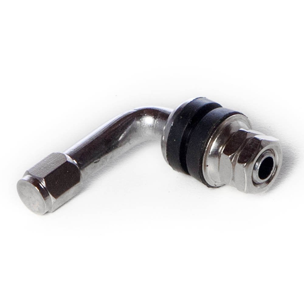Circuit Performance Vs90 Chrome Bent 90 Degree Angled Bolt-In Valve Stems (Set Of 4)