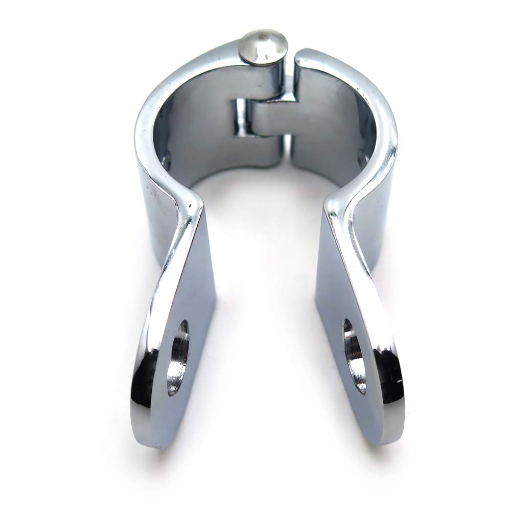 SMT-Chrome 1.25'' 1 1/4''Crash Bar Mount Longhorn Footpeg Clamps Replacement [B017QP796E]