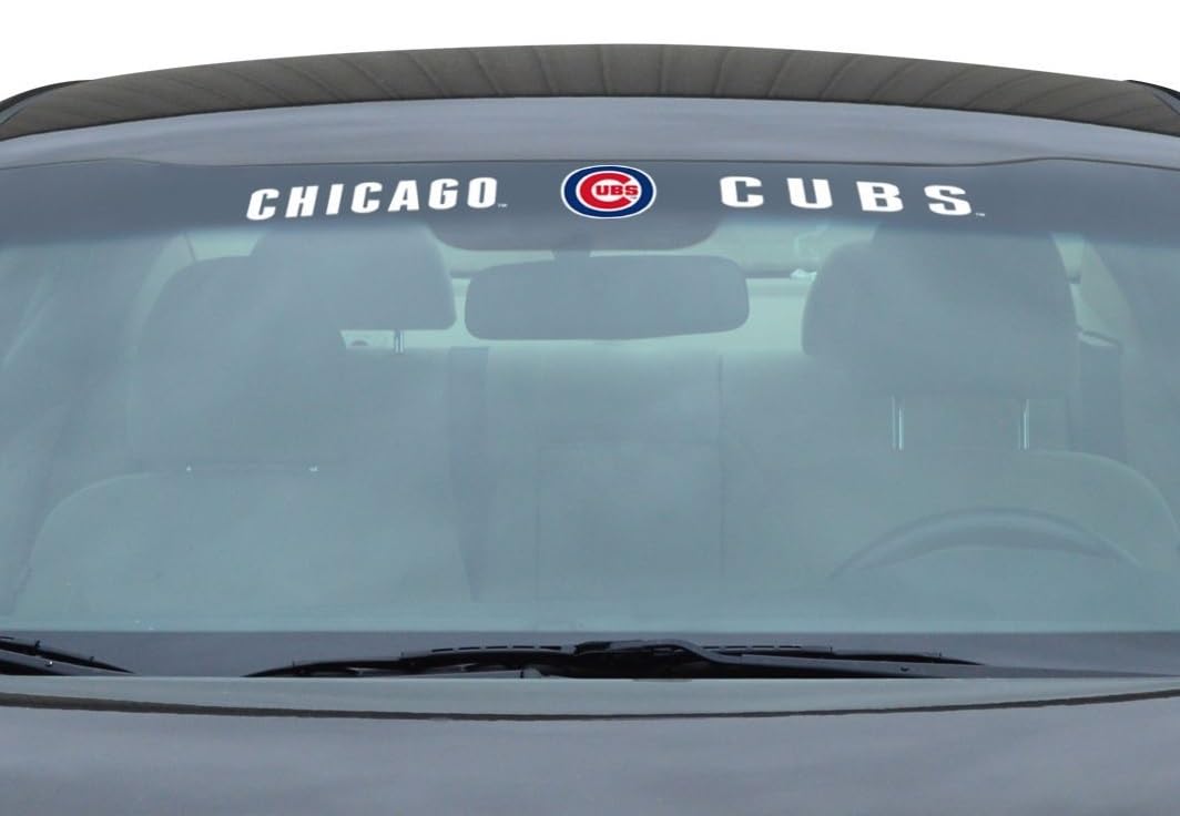 MLB - Chicago Cubs Sun Stripe Windshield Decal 34 in. X 3.25 in.