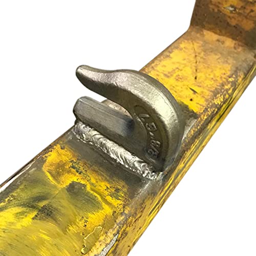 Eyluck 6 Pack 3/8'' Weld On Grab Hook, Heavy Duty G70 Forged Grab Chain Hooks Great For Chain Pulling And Lifting,Utility Hook W