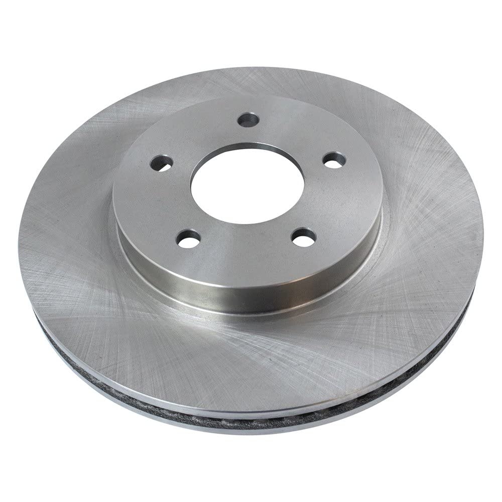 Trq Front Brake Rotors Set Vented Compatible With 2005-2006 Chevrolet Equinox 2006 Pontiac Torrent 2002-2007 Saturn Vue