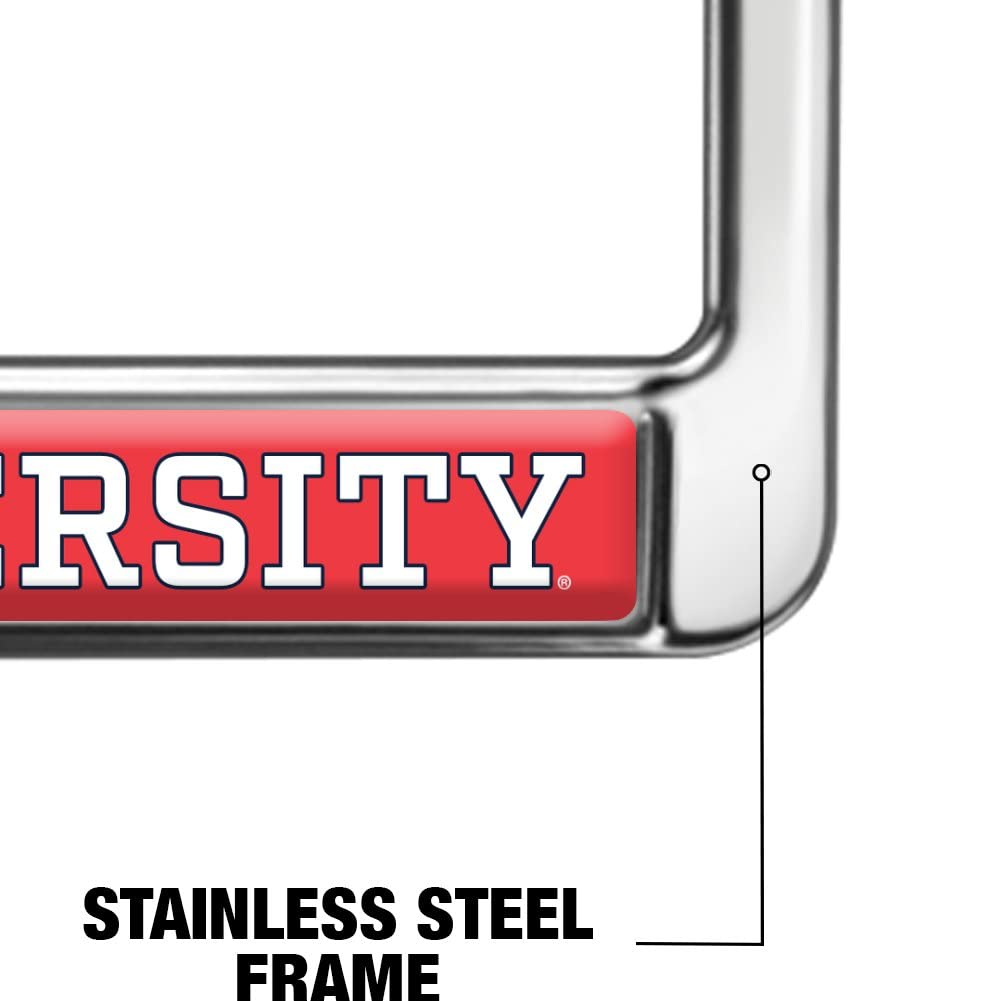 Shippensburg University Alumni Logo Full Size Standard License Plate Metal Frame
