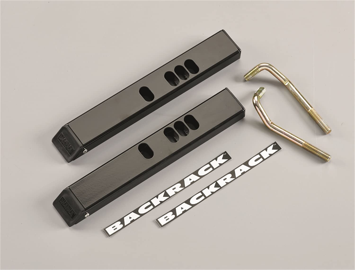 Realtruck Backrack Tonneau Adapter Kit | Black, No Drill | 92523 | Fits 2015-2020 Ford F-150
