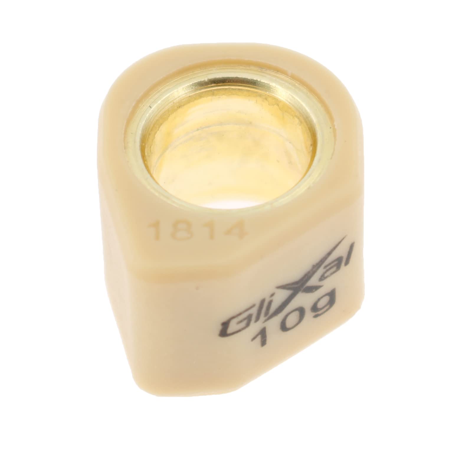 Glixal 18x14mm High Performance Polygon Variator Sliders, Racing Sliding Roller Weights 152QMI 157QMJ GY6 125cc 150cc Scooter Moped ATV (10 Gram)