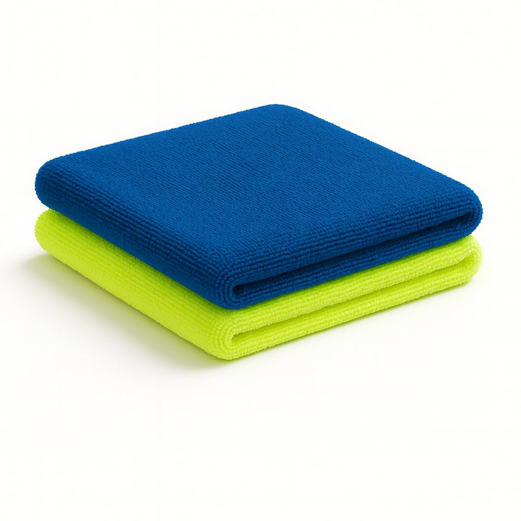 Fezora MultiPurpose Cleaning Cloth Rags  ScratchFree, Strongly Absorbent, Reusable and MachineWashable Cloths for Car, Kitch