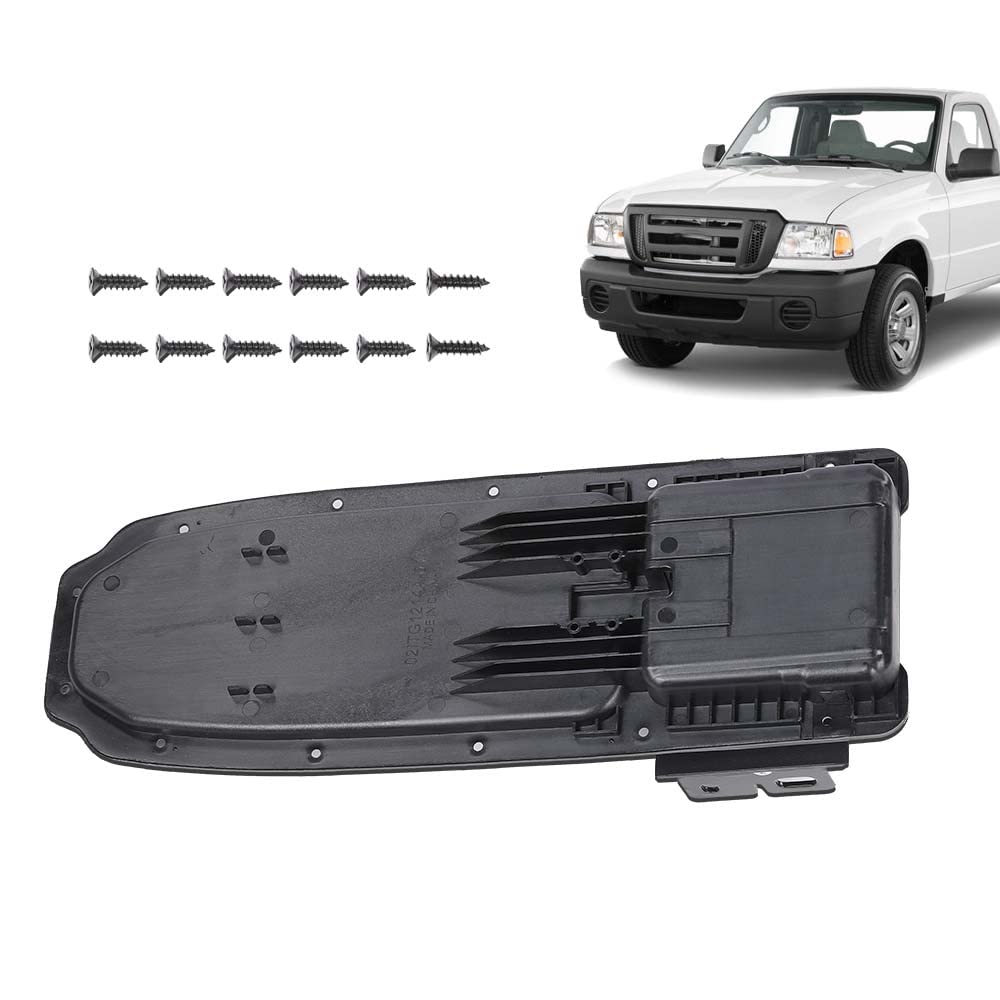 ALLGOOD Center Console Lid for Ford Ranger 2004-2011, Black Armrest Repair Kit, Durable Replacement Part