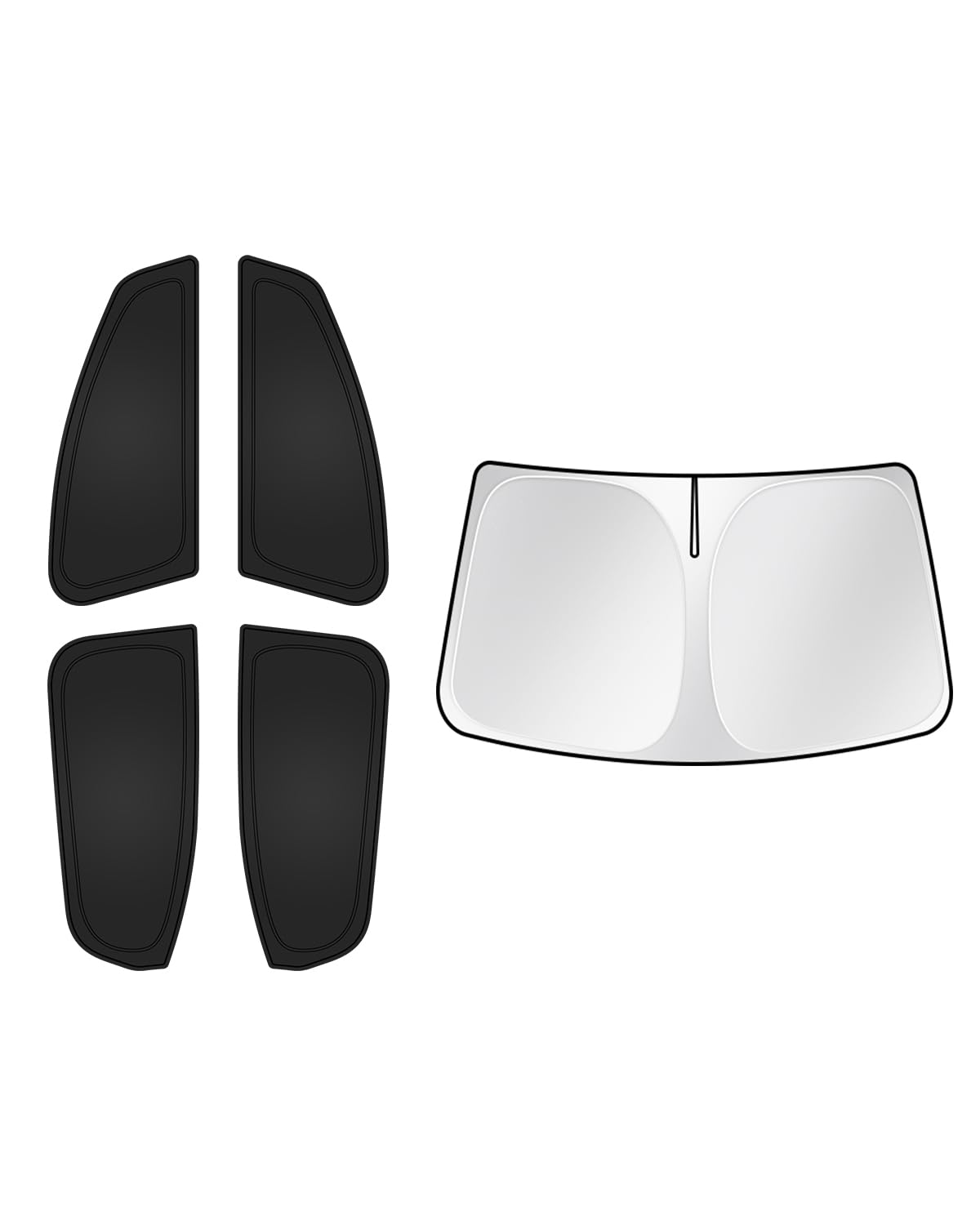 Canvcle Sunshades For 2024-2025 Chevrolet/Chevy Equinox Ev Accessories Windshield Sun Shade Side Rear Window Shade Cover Sun Vis