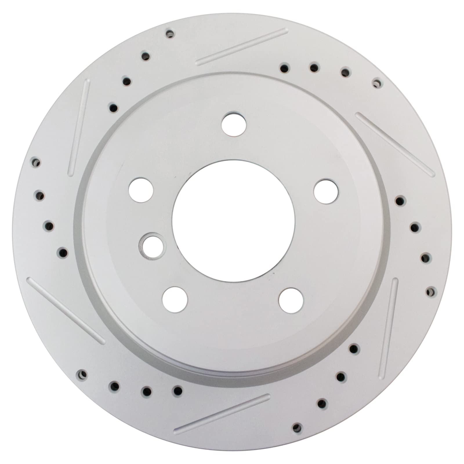 Trq Rear Performance Brake Rotors Set Premium G-Coated Compatible With 2006 Bmw 325Xi 2007-2013 328I 2009-2013 328I Xdrive 2007-