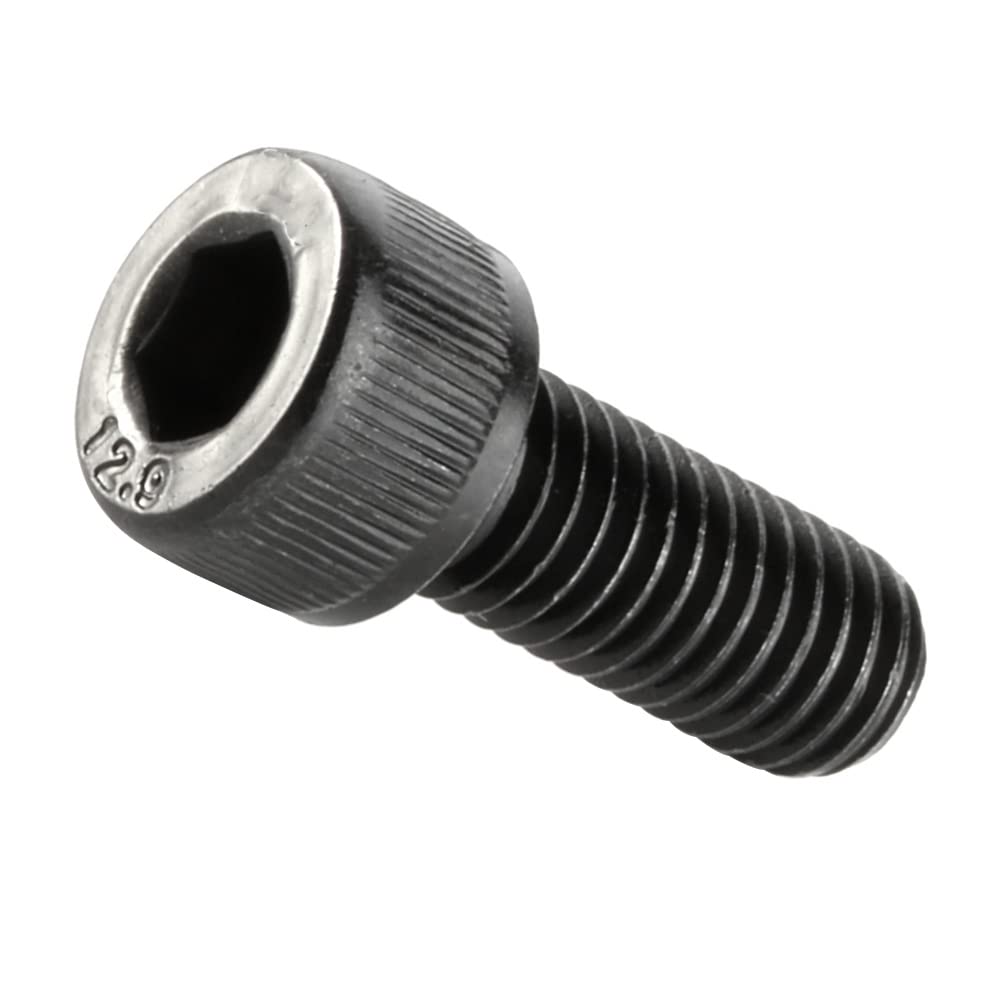 M8 X 16Mm (10Mm To 120Mm Available) Socket Head Cap Screws, Allen Socket Drive, 12.9 Alloy Steel, Full Thread, Black Oxide, 20 Pcs