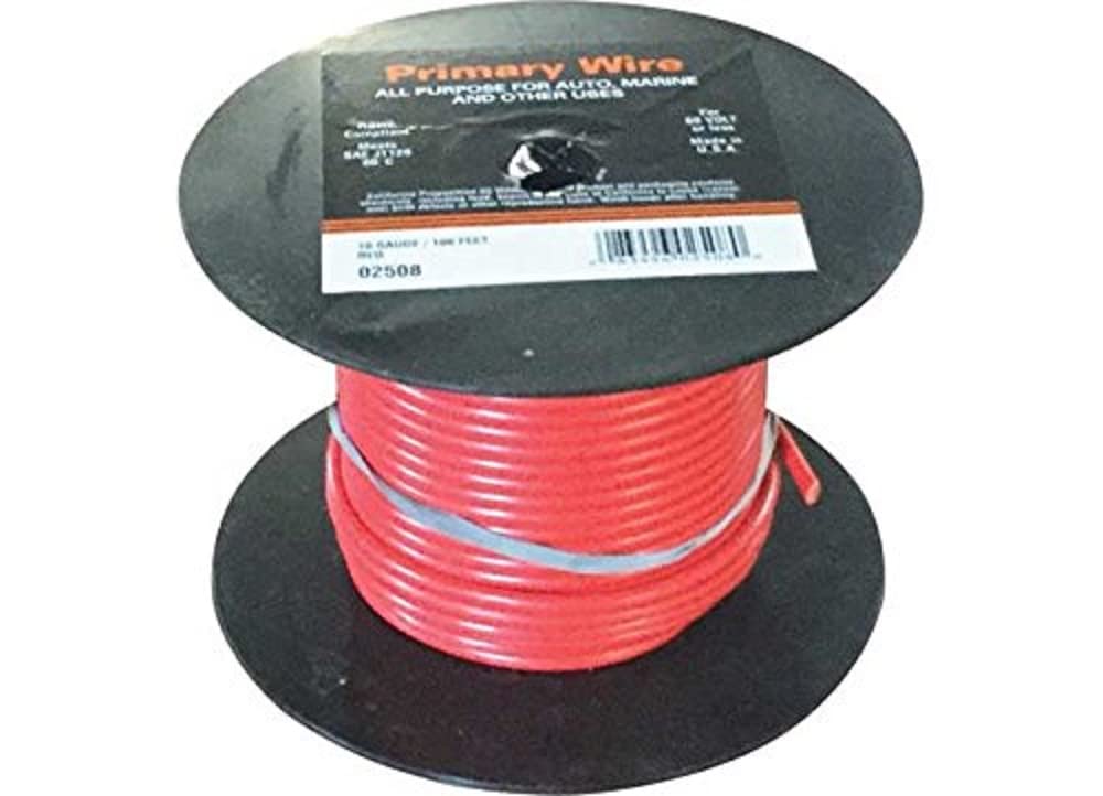 East Penn 02508 10 Gauge 100' Red Spool