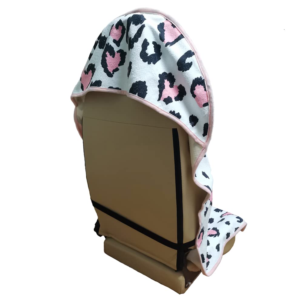 Loyagour Car Seat Cover Protector Front Seats,For Gym Workout,Running,Swimming,Beach And Hiking,Waterproof Sweat Towel Bucket Seat Covers For Trucks Suv Jeep (Leopard Print, 1Pcs)