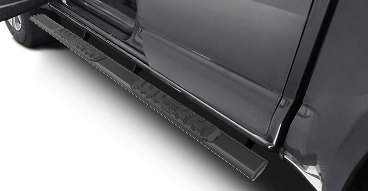 Black Horse Off Road Epic Running Boards Black Compatible With 15-24 Ford F-150 (Excl. 22 F150 Lightning Ev)|22-24 Ford F-150 Li