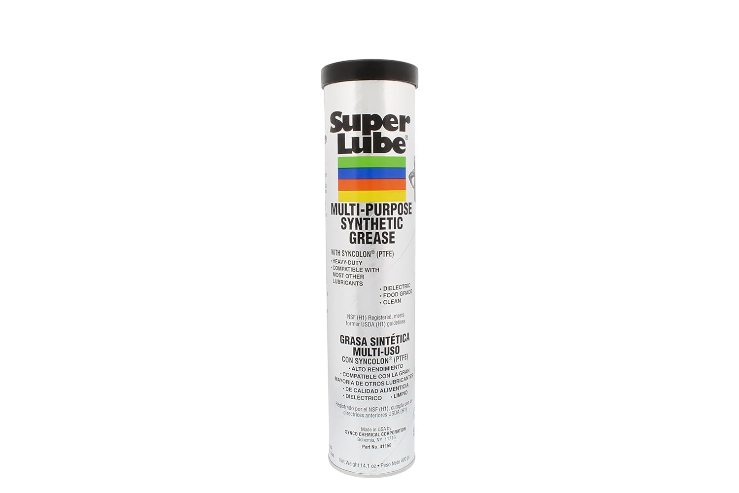 Super Lube 41150 Synthetic Multi-Purpose Grease, 400G, Translucent White Color
