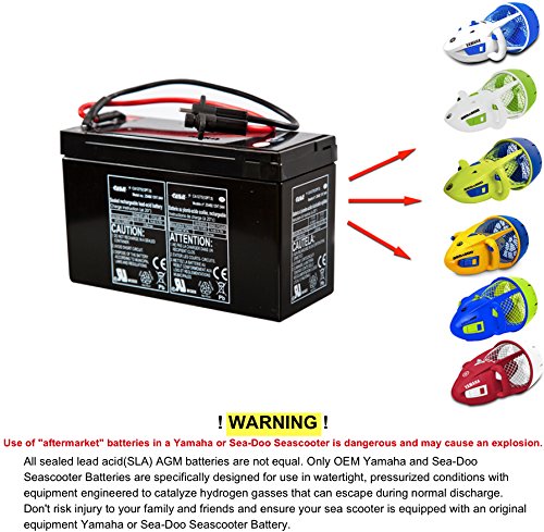 Yamaha Motor Explorer Sea Scooter Battery - High-Performance Replacement for Water Sports Enthusiasts