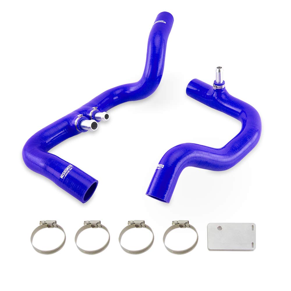 Mishimoto Mmhose-Jlp-18Abl Silicone Coolant Hose Kit, Compatible With 2018+ Jeep Wrangler Jl 3.6L W/Automatic Transmission, Blue