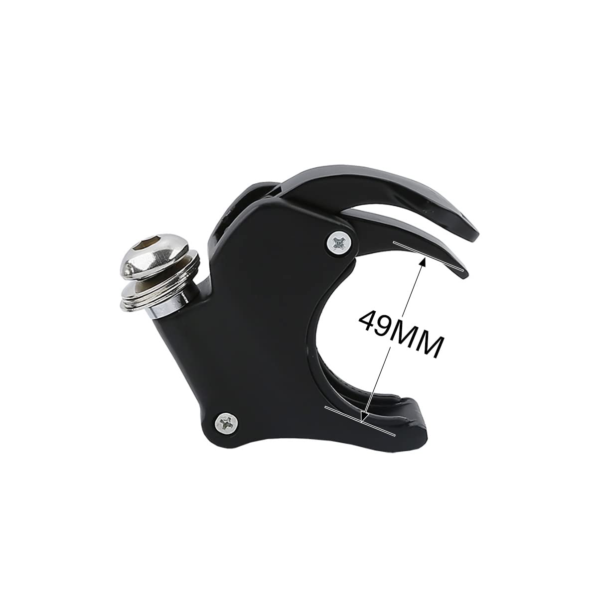 TCMT 2 Pairs 49mm Detachable Windshield Clamps Fits For Harley 2002-2010 VRSCA VRSCAW, 2004-2005 VRSCB, 2007 VRSCX, 2016-later X