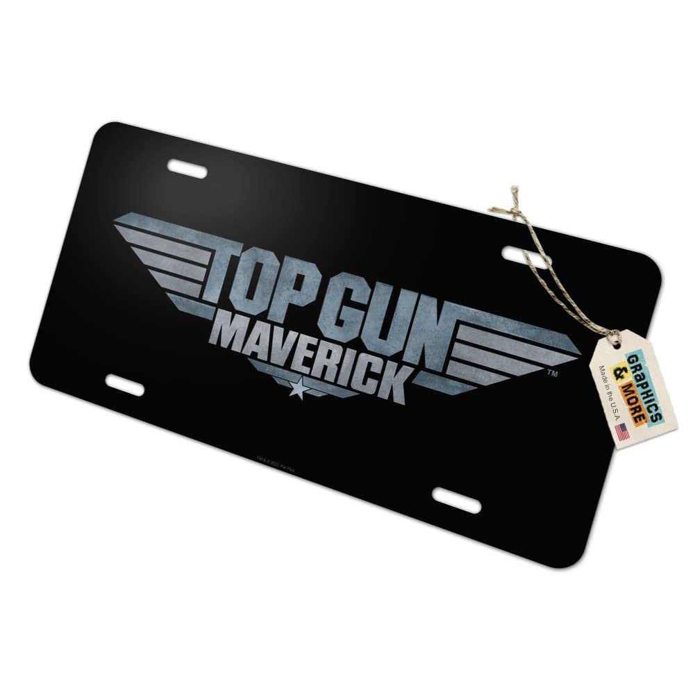 Graphics & More Top Gun: Maverick Logo Novelty Metal Vanity Tag License Plate