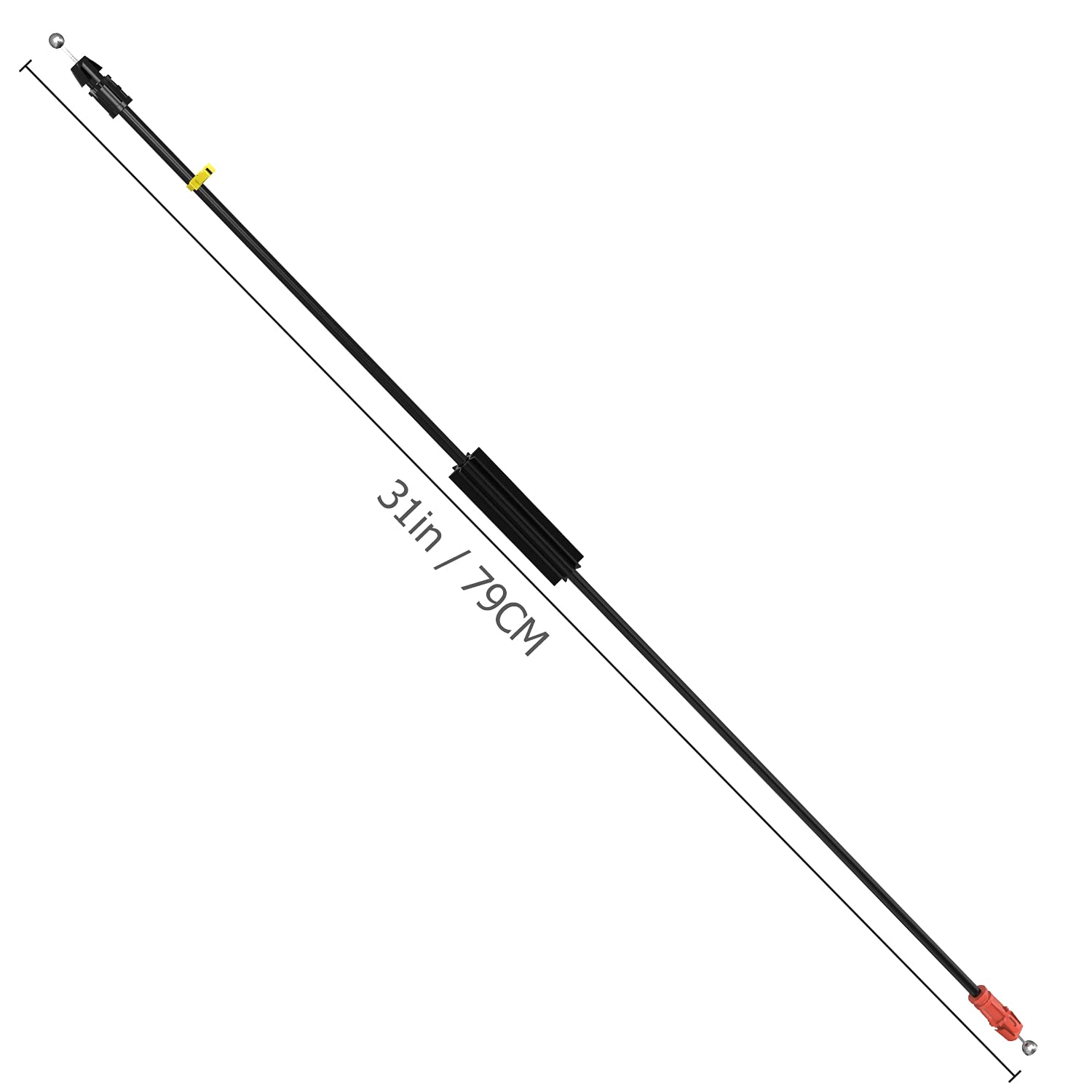 Mellbree 31 Inch Inside Door Handle Latch Release Cable Compatible With 2007-2014 Chevy Silverado Tahoe Yukon Sierra Escalade Fo