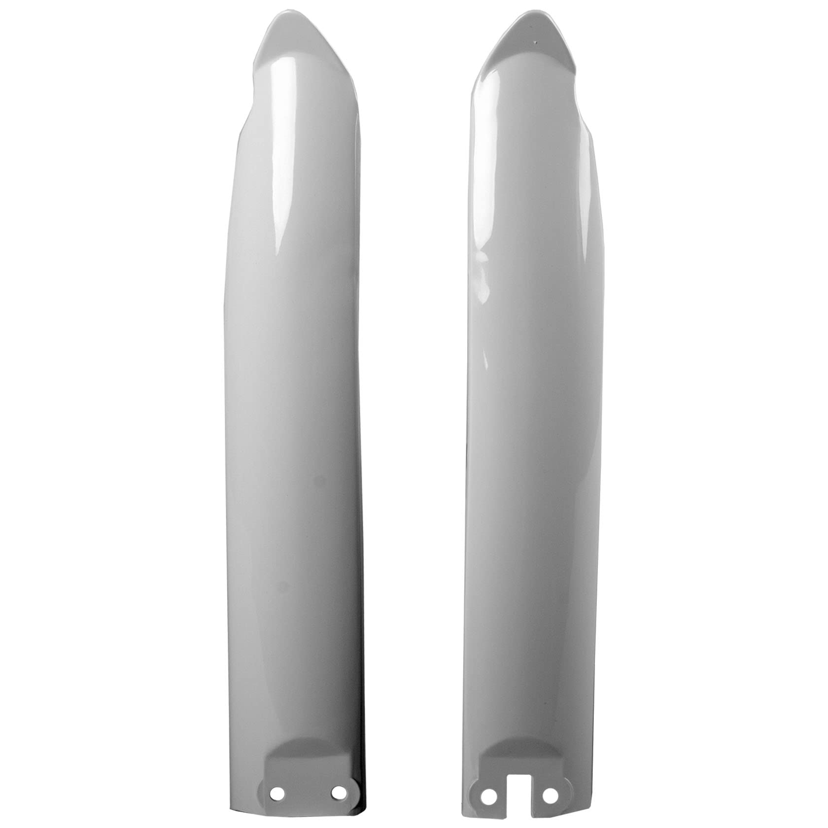 Polisport Fork Guards White For Kawasaki Kx125 Kx250 95-03