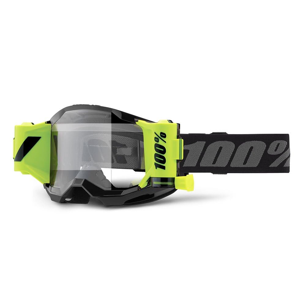 100% Strata 2 Forecast MX Offroad Goggles Black, 50029-00002