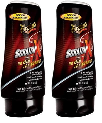 Meguiar's Scratch-X, Fine Scratch and Blemish Remover, 7 Fl. Oz., Factory (Pack of 2)